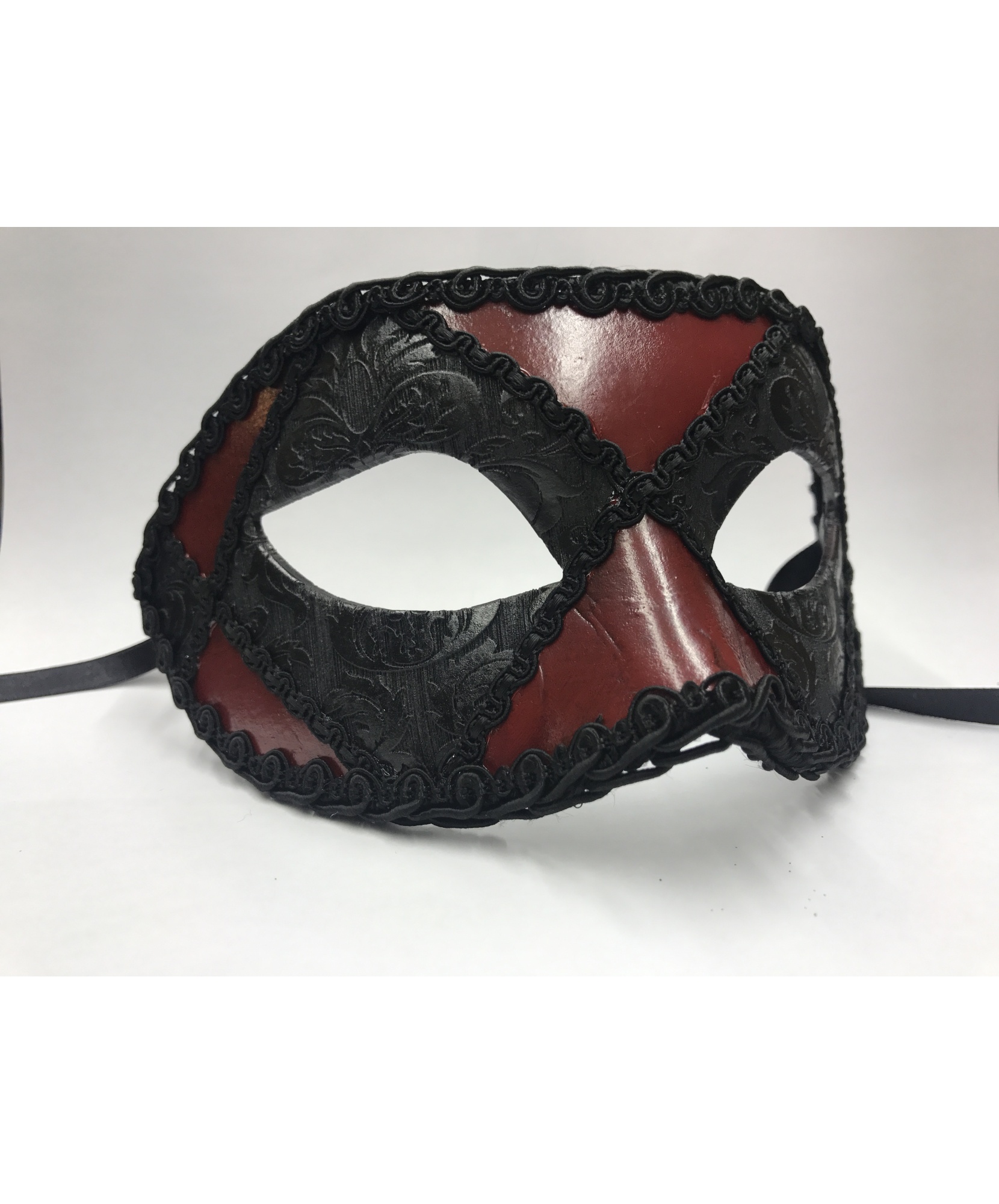 Венецианская маска Arlecchino broccato passamaneria, папье-маше, тесьма ...