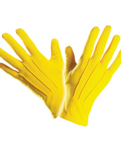 Короткие, желтые перчатки (Италия)