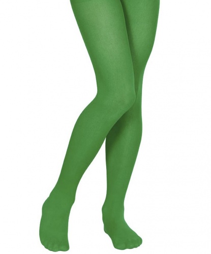 Зеленые колготки женские