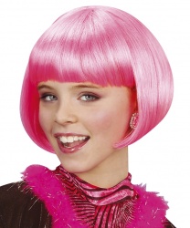 Детский парик розовое каре