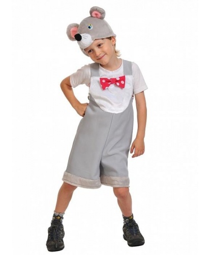 Детский костюм Мышонок: комбинезон, шапочка (Россия)