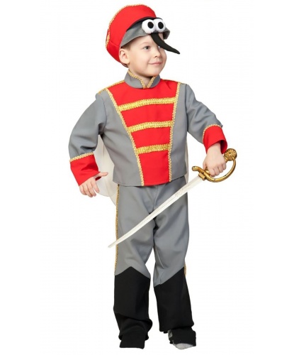 Детский костюм Комарик со шпагой: брюки, кофта, головной убор, шпага (Россия)