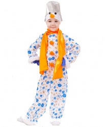 Детский костюм "Снеговик Снежок"