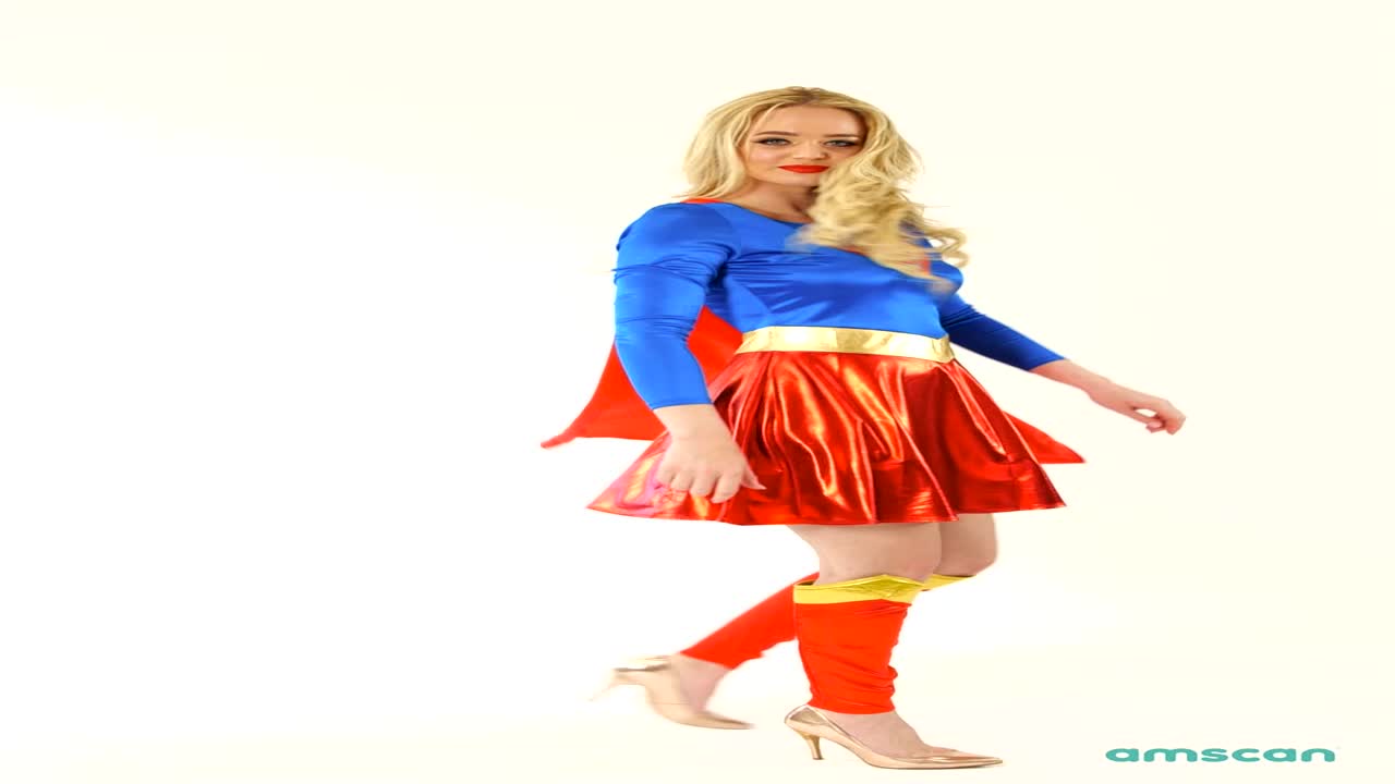 Взрослый костюм "Supergirl"