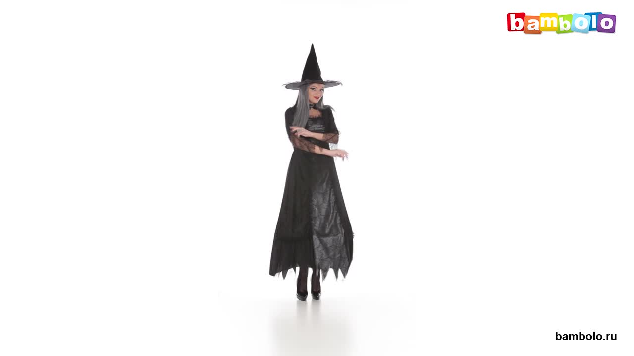 Черное платье ведьмы "Паутинка"